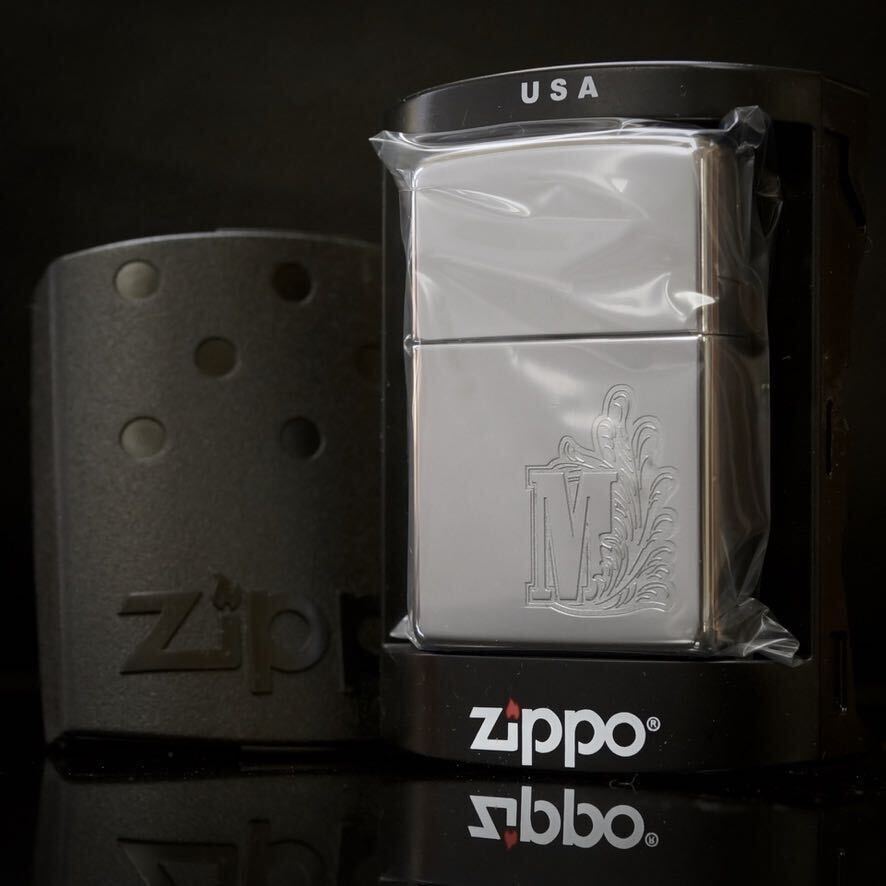 【 特別出品 】1円スタート 未使用 2008年 Marlboro Zippo マールボロ ジッポー ChromePlating キーホルダー付の画像10