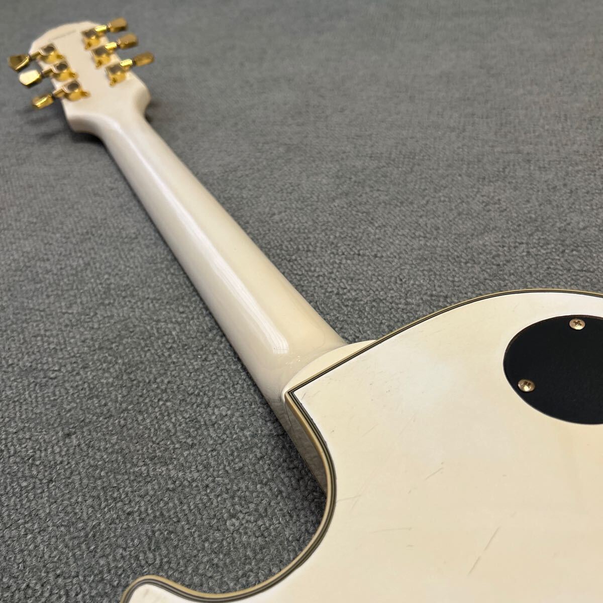 epiphone by Gibson Les Paul CUSTOM WHT エピフォン ギブソン レスポール カスタム ジャンク扱い lespaul ホワイト の画像7
