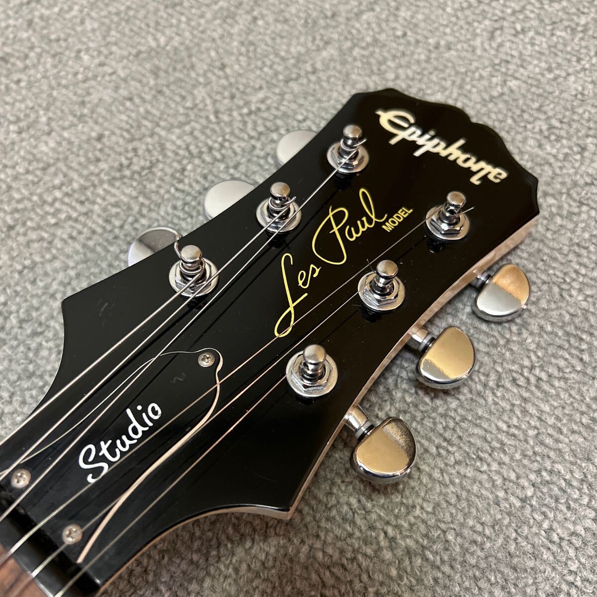 epiphone by Gibson Les Paul studio WHT エピフォン ギブソン レスポール スタジオ ジャンク扱lespaul エレキギター の画像5