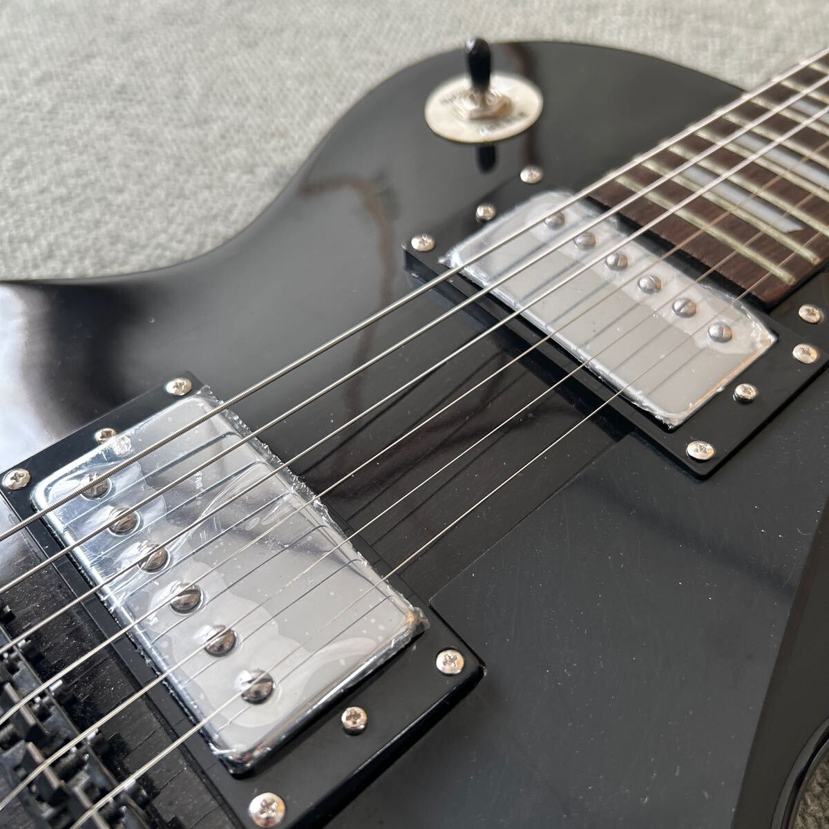 epiphone by Gibson Les Paul studio BLK エピフォン ギブソン レスポール スタジオ ジャンク扱lespaul エレキギター の画像3