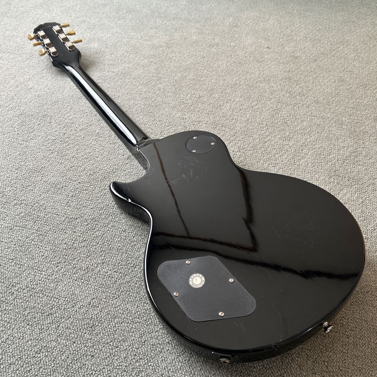 epiphone by Gibson Les Paul studio BLK エピフォン ギブソン レスポール スタジオ ジャンク扱lespaul エレキギター の画像5