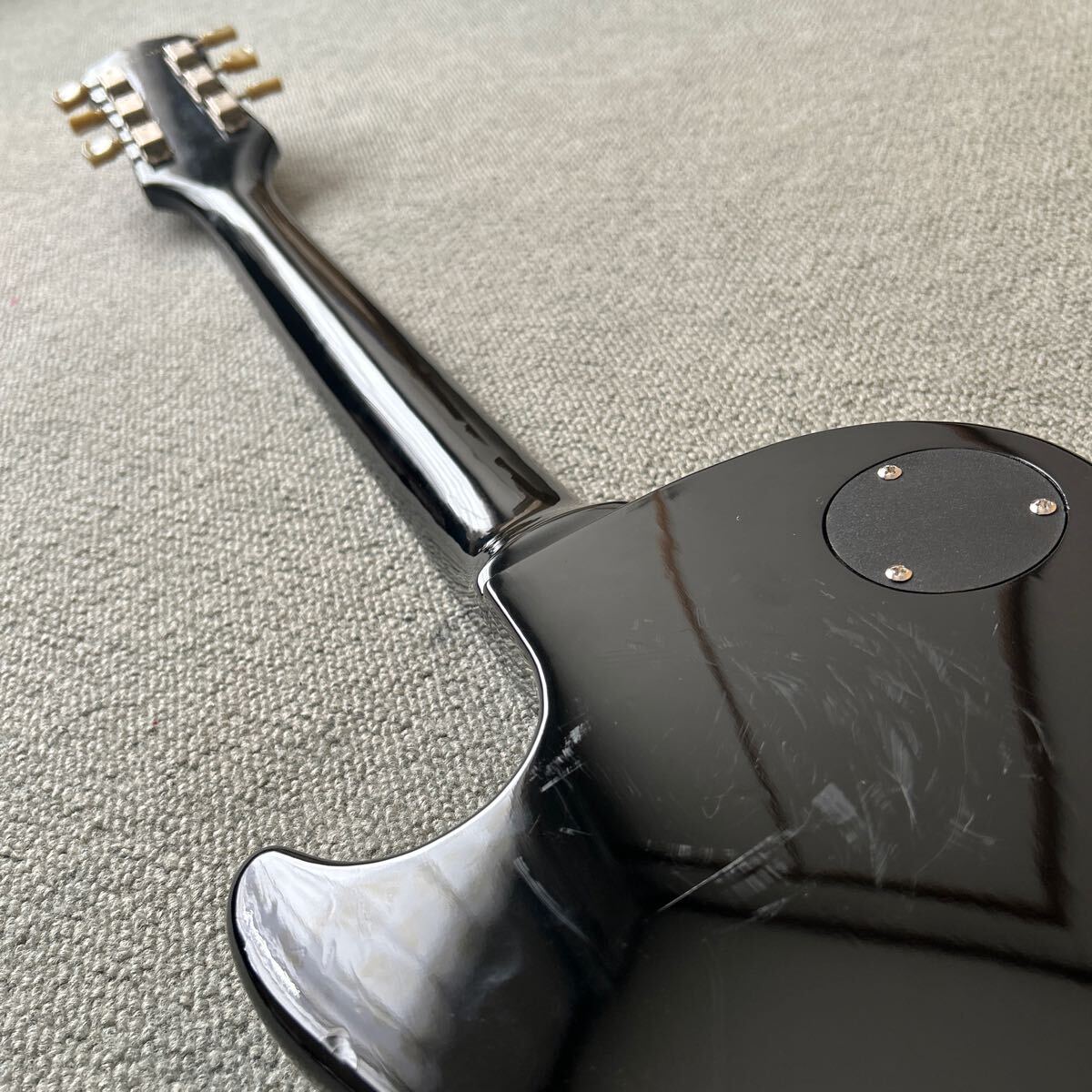 epiphone by Gibson Les Paul studio BLK エピフォン ギブソン レスポール　スタジオ　ジャンク扱lespaul エレキギター _画像6