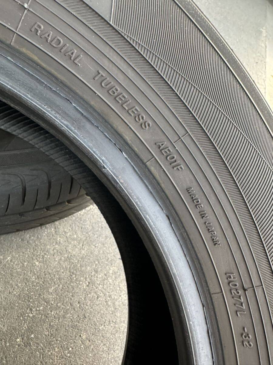 バリ溝★国産★即発送★ヨコハマ 175/65R14 ブルーアース 4本セット BluEarth 14インチ AE01F サマータイヤ 22年製 中古 夏タイヤ 低燃費の画像6