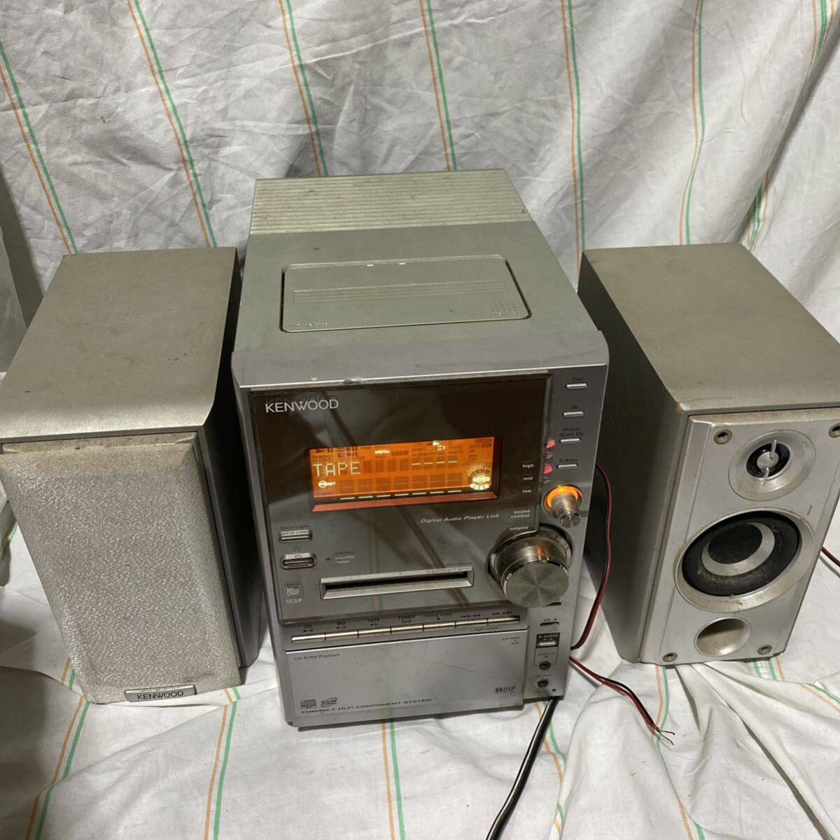 [T3]KENWOOD RXD-SV3MD CD/MD/ кассетная магнитола компонент Junk 