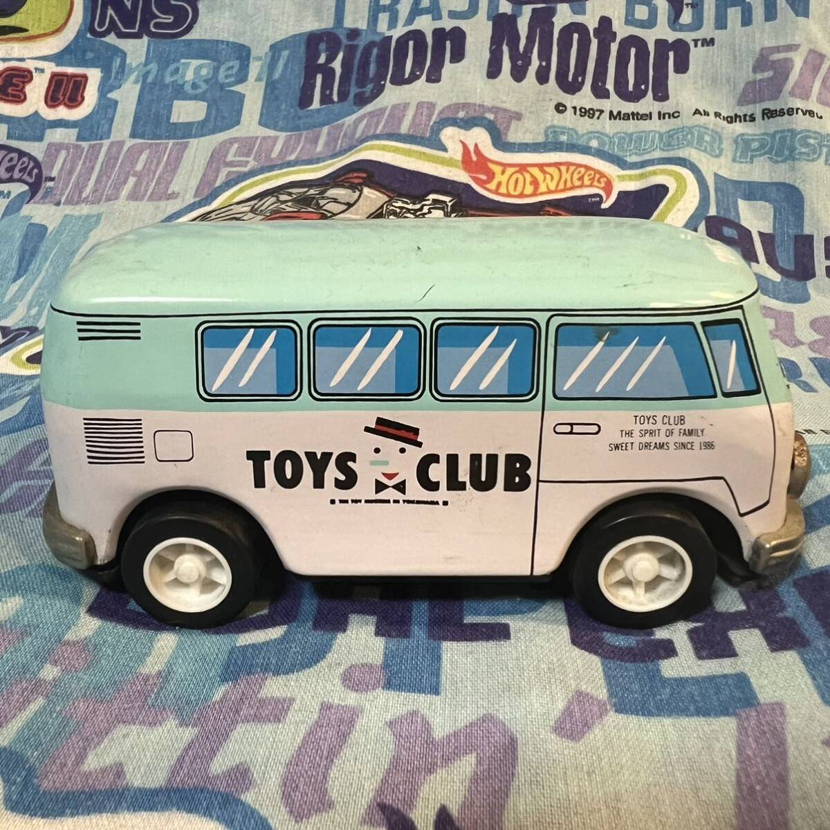 TOYS CLUB игрушки Club wagen bus VW BUS модель 2 TYPE Ⅱ Volkswagen сделано в Японии жестяная пластина подлинная вещь фрикцион миникар 