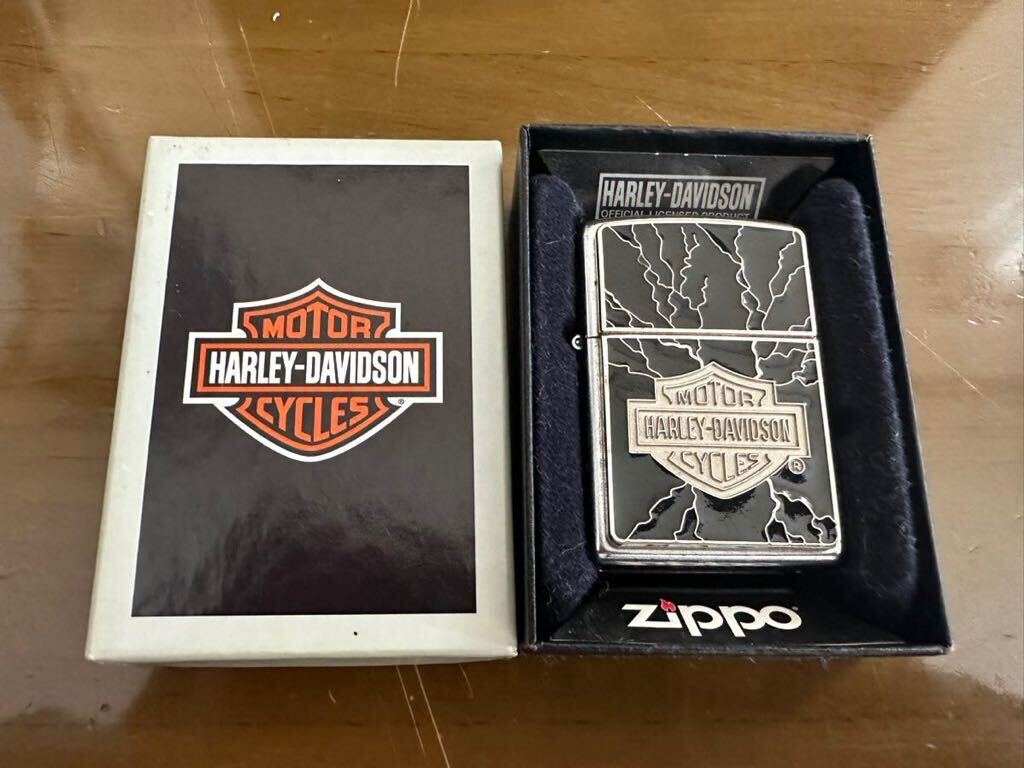 ZIPPO ジッポ HARLEY-DAVIDSON メタル張り C 05 美品の画像10