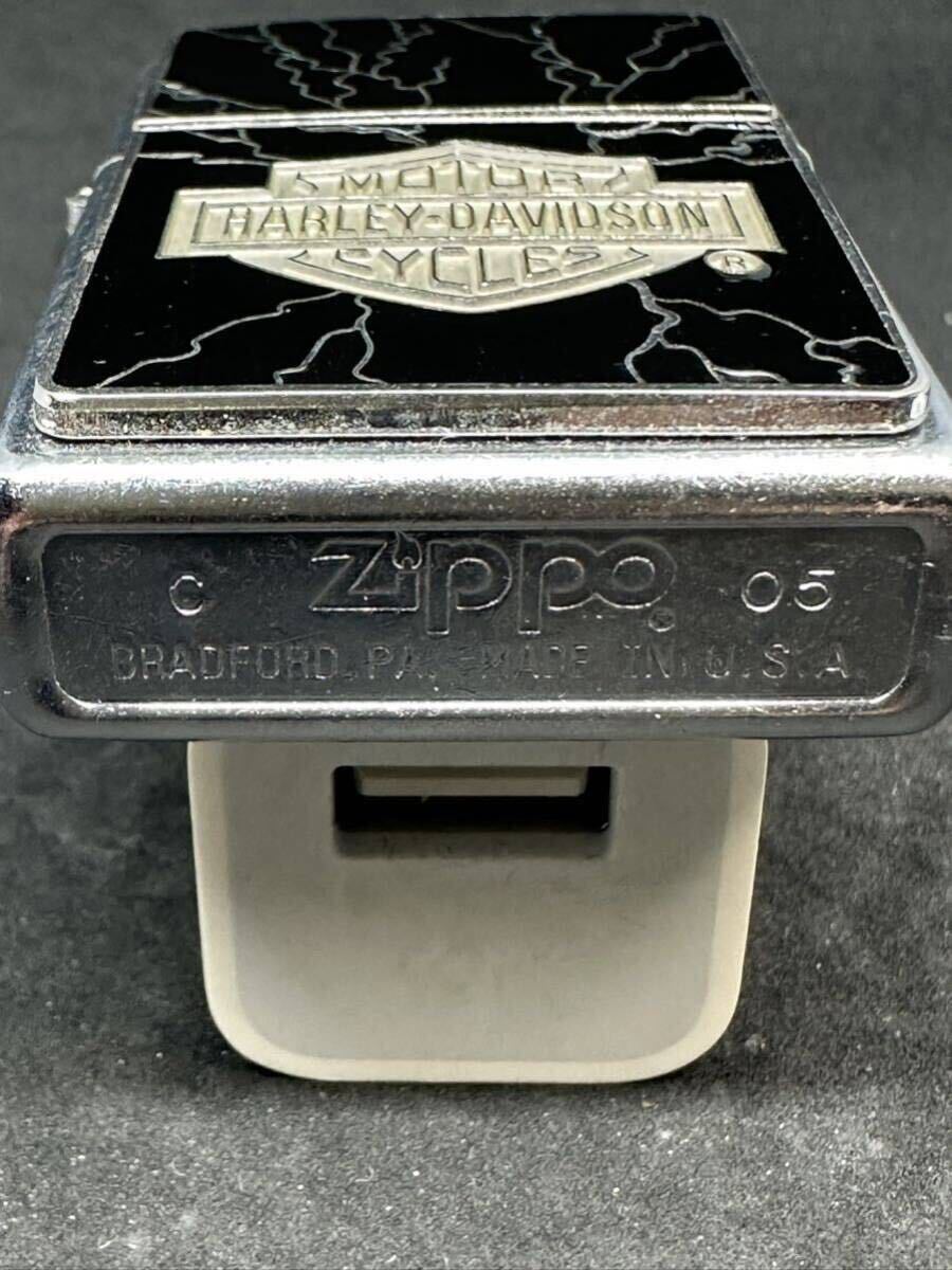 ZIPPO ジッポ HARLEY-DAVIDSON メタル張り C 05 美品の画像3