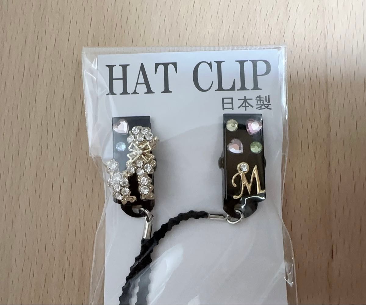 【日本製】帽子　クリップ　DecoBaboo  帽子が飛ばない　ハットクリップ