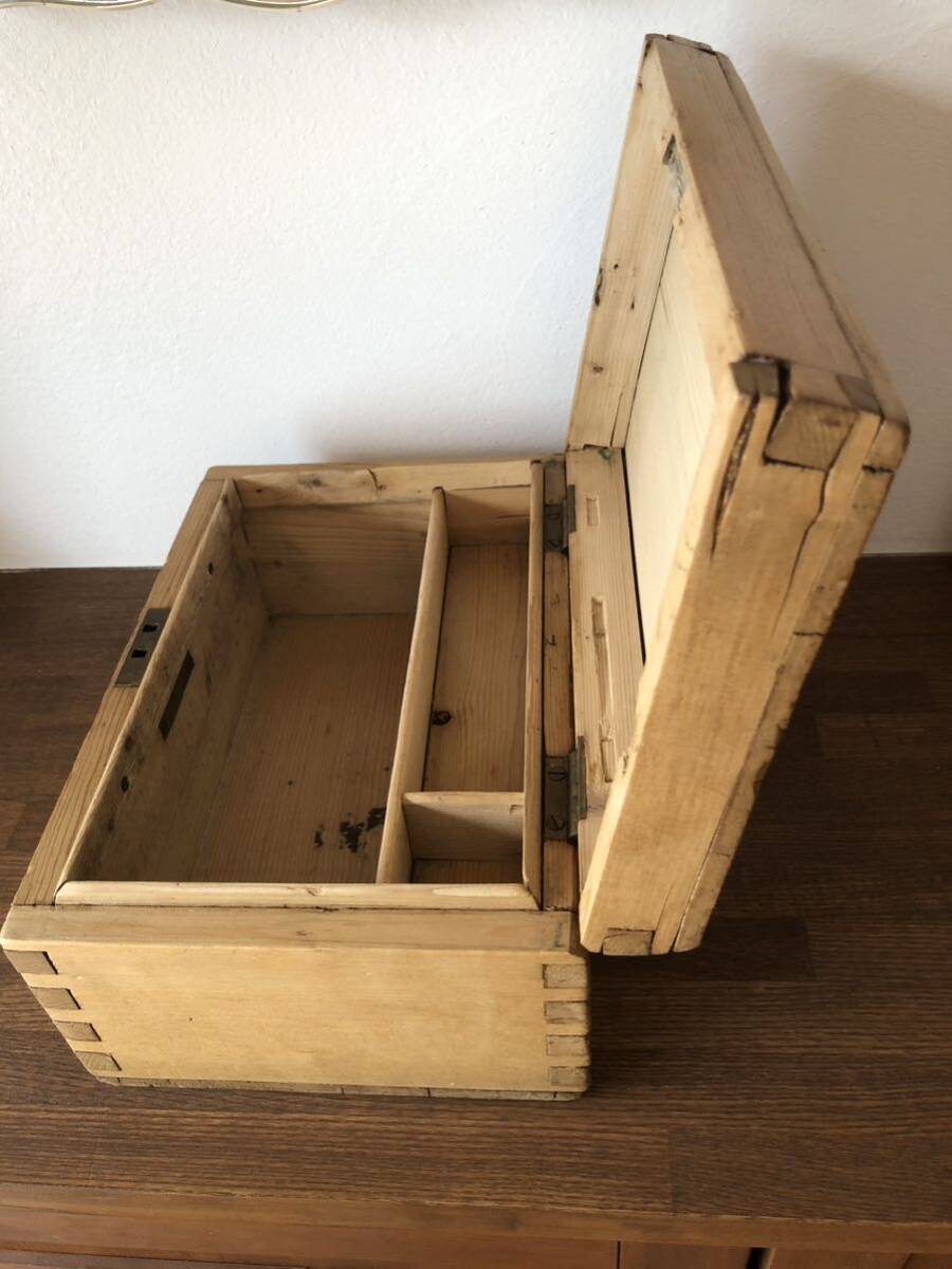 パイン材の木箱 アンティーク ヴィンテージの画像10