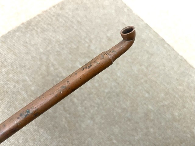 キセル パイプ 3点 おまとめ 銅製 真鍮/竹製 など 喫煙具 骨董 当時物の画像3