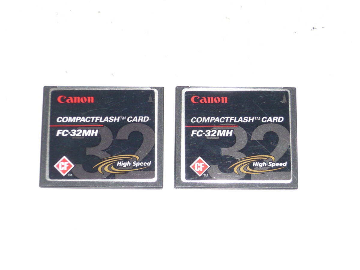 動作保証！Canon CFカード FC-32MH 32MB ２枚セット_画像1