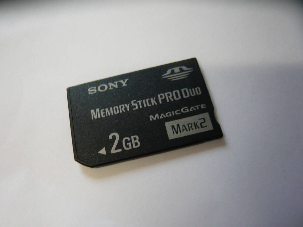 動作保証！SONY Memory Stick PRO Duo 2GB MAGICGATE MARK2_画像1