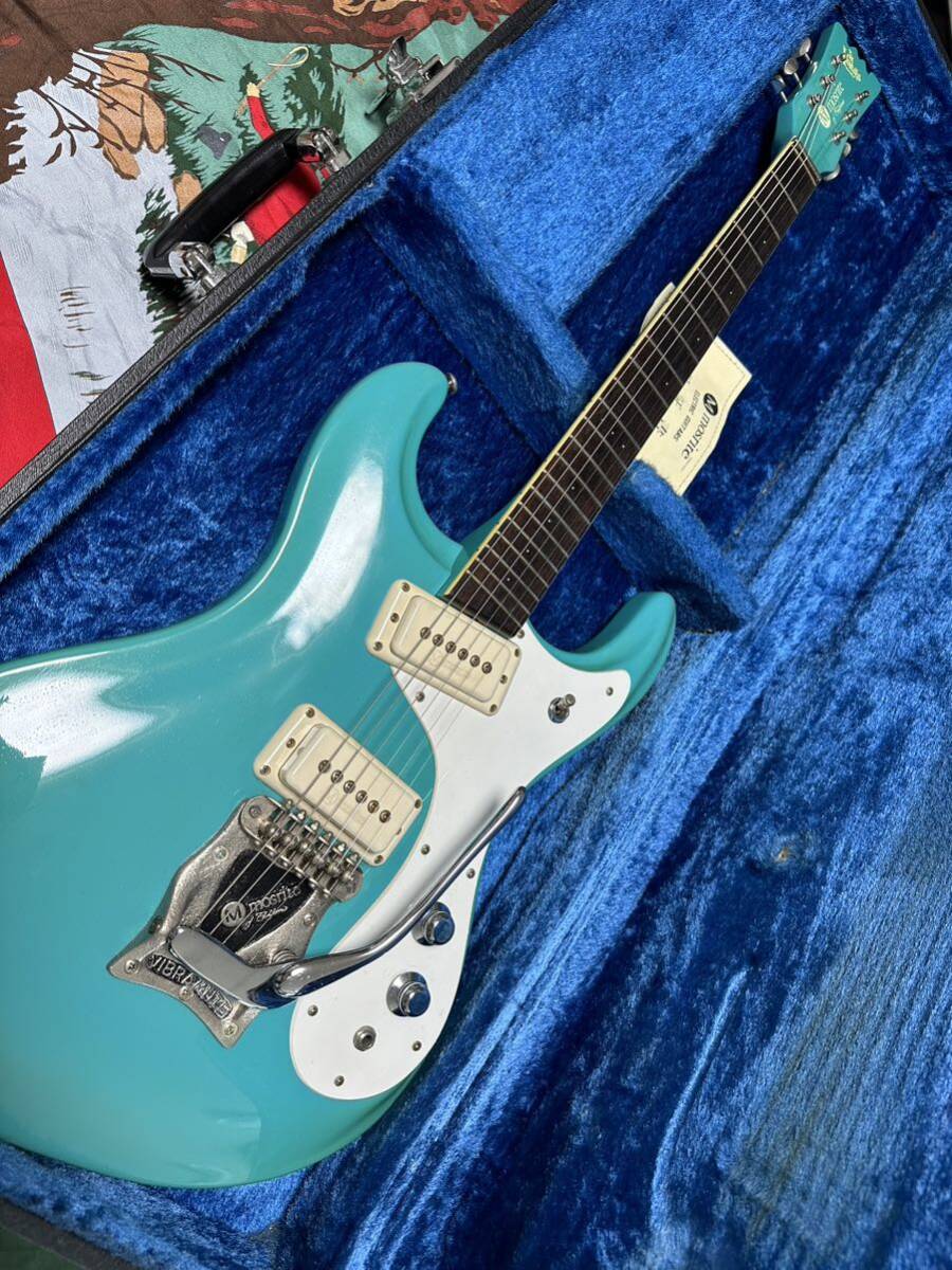 モズライト ベンチャーズ マリンブルー Mosrite Ventures Model ハードケース付の画像1