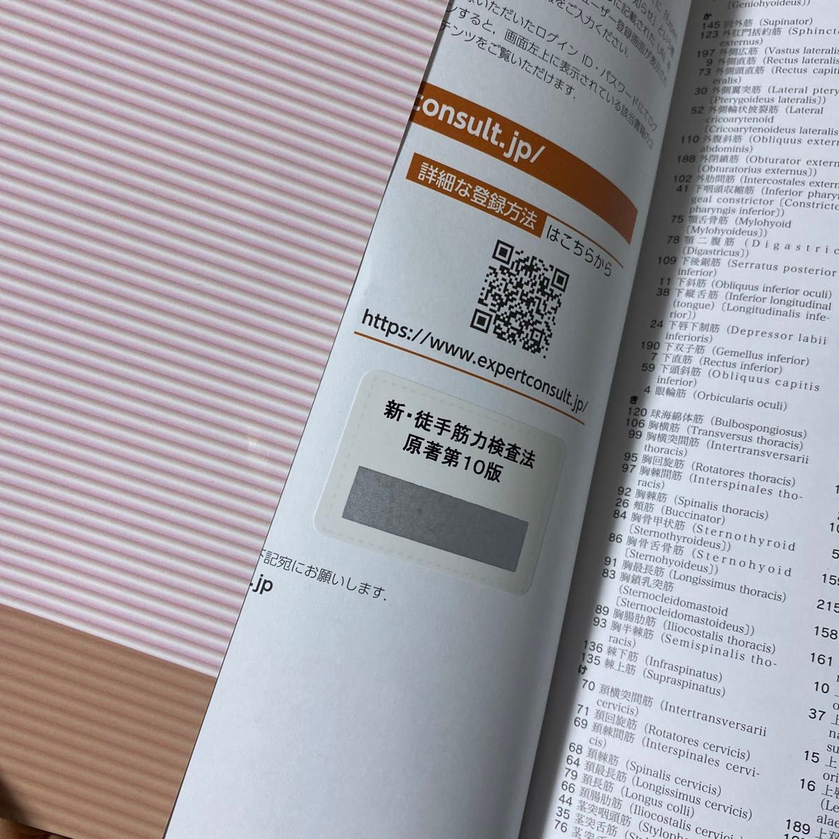 コード未使用 書き込みあり 原著第10版 新・徒手筋力検査法 MMT コード未使用 書き込みあり 原著第10版 新・徒手筋力検査法 MMT