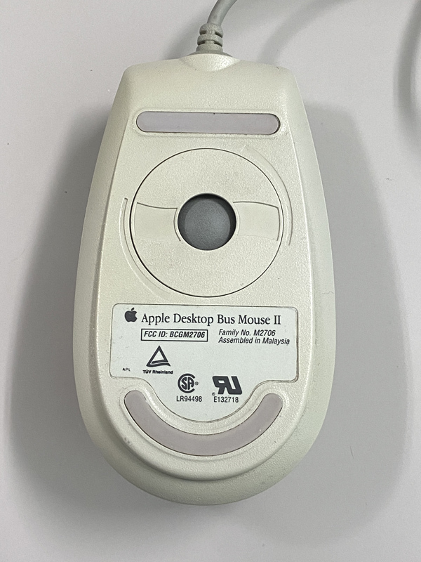 Apple Desktop Bus Mouse II M2706 ADBマウス 動作確認済 operability confirmed の画像5