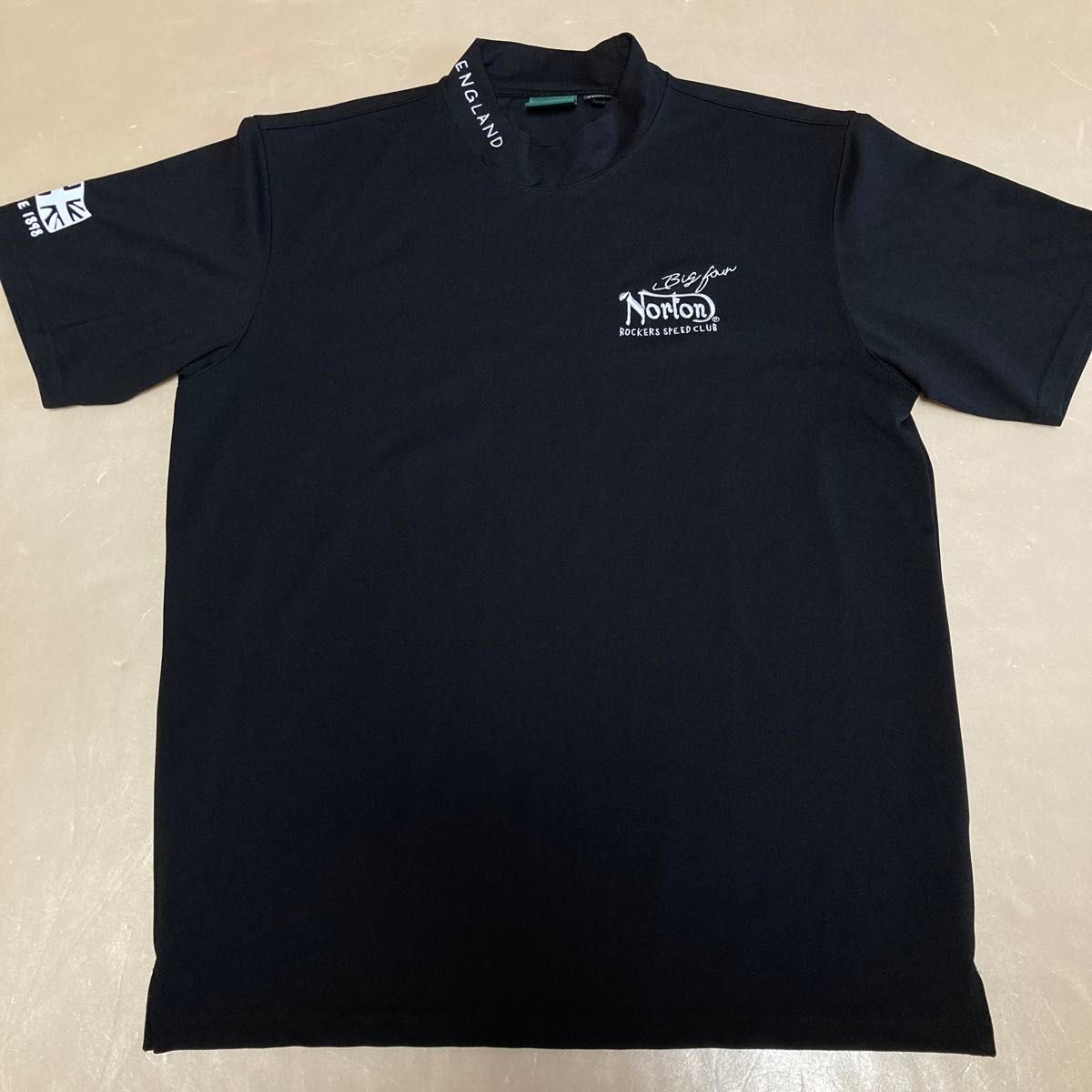 Norton GOLFノートン ゴルフ　ハイネック半袖Tシャツ　XLサイズ