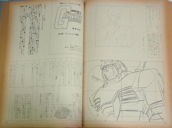 ★【機動戦士ガンダム記録全集 全5巻＋台本全記録】日本サンライズ 1979～1980年 富野喜幸 安彦良和 大河原邦男の画像8