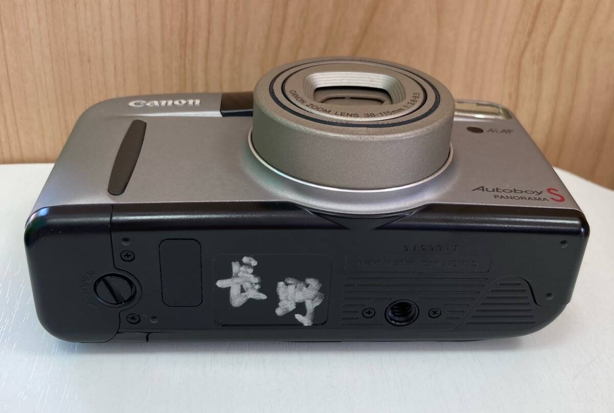 【5042】Canon キャノン Autoboy S オートボーイS 38-115mm PANORAMA フィルムカメラ コンパクトカメラの画像6