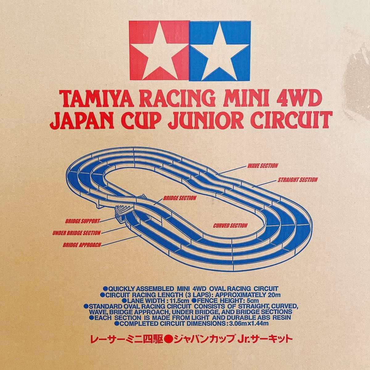 タミヤ ミニ四駆 コース ジャパンカップ ジュニアサーキット TAMIYA レーサーミニ四駆