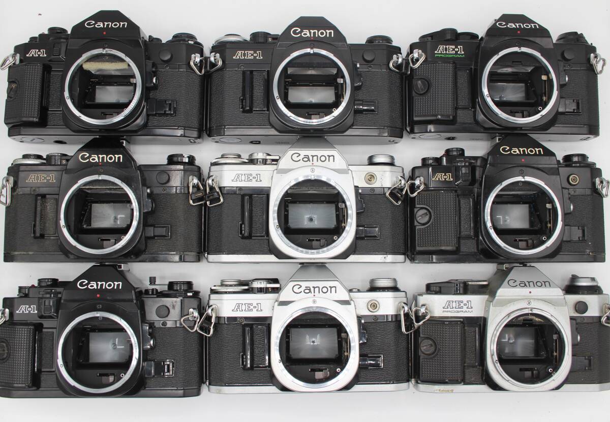 キャノン canon フィルムカメラ A1 AE-1 AE-1 Program 9台 まとめ の画像1