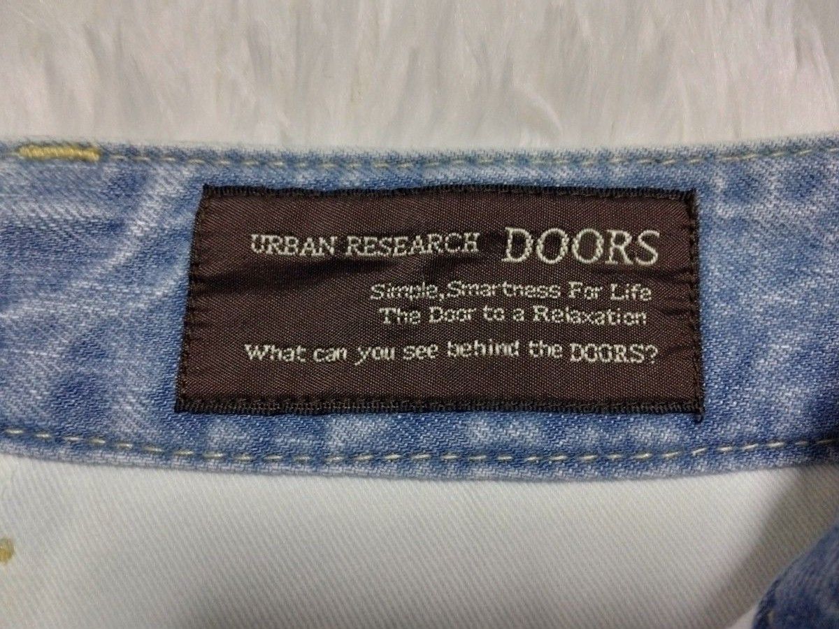 【裾上げ済み】URBAN RESEARCH DOORS ◆ デニムワイドパンツ　ジーンズ　サイズ40