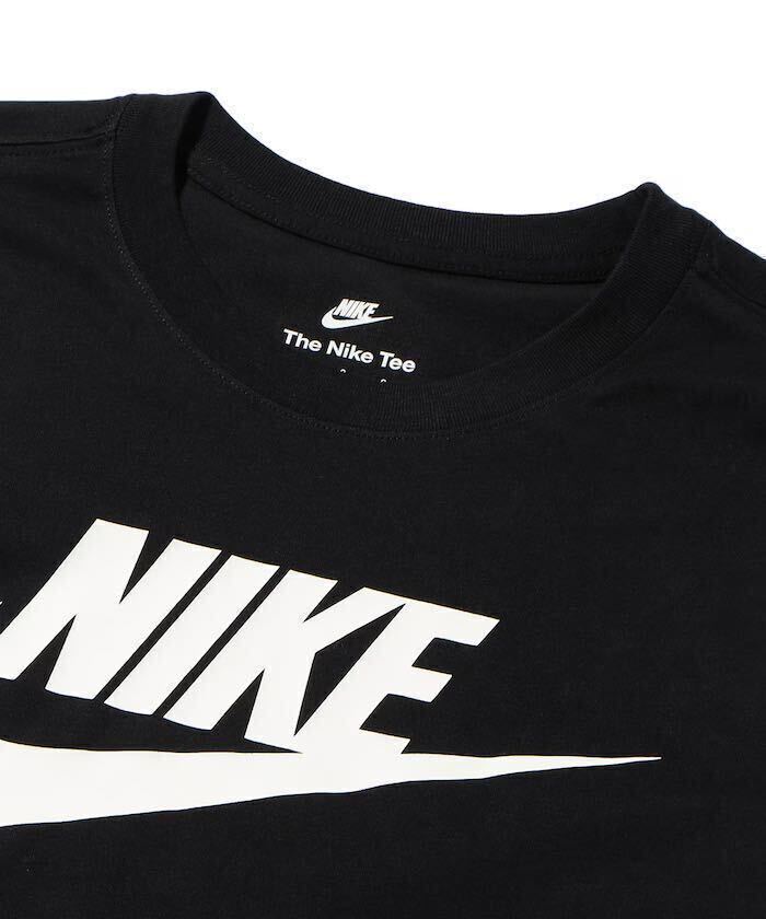NIKE L/S TEE ナイキ ロンT アイコン フューチュラ ロゴ ブラック 長袖 Tシャツ CI6292-010_画像4