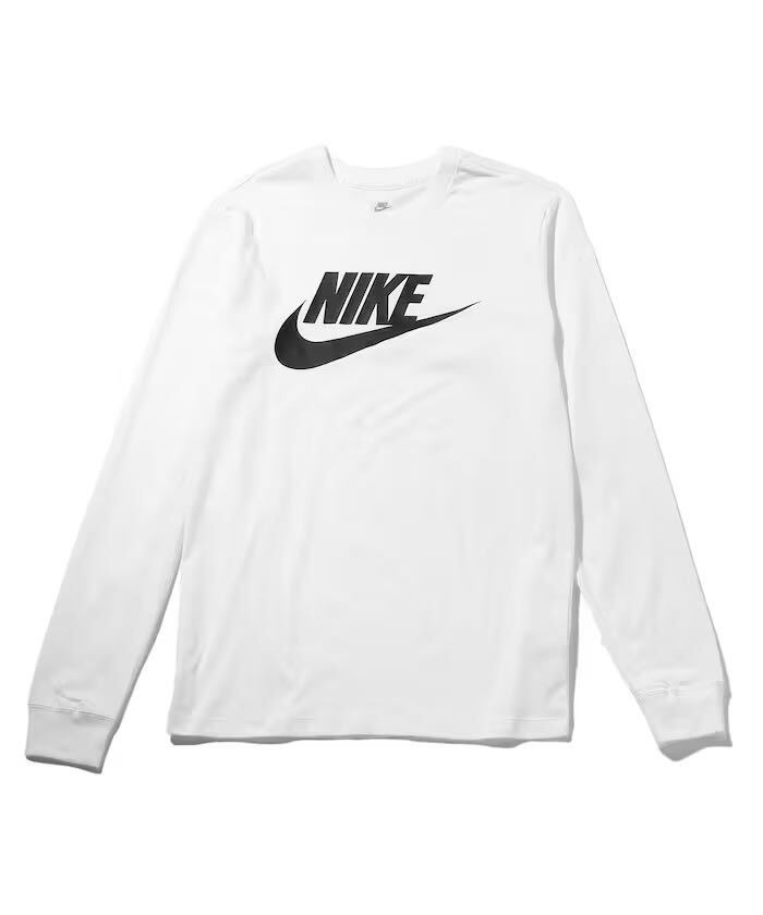 NIKE L/S TEE ナイキ ロンT アイコン フューチュラ ロゴ ブラック 長袖 Tシャツ CI6292-100の画像2