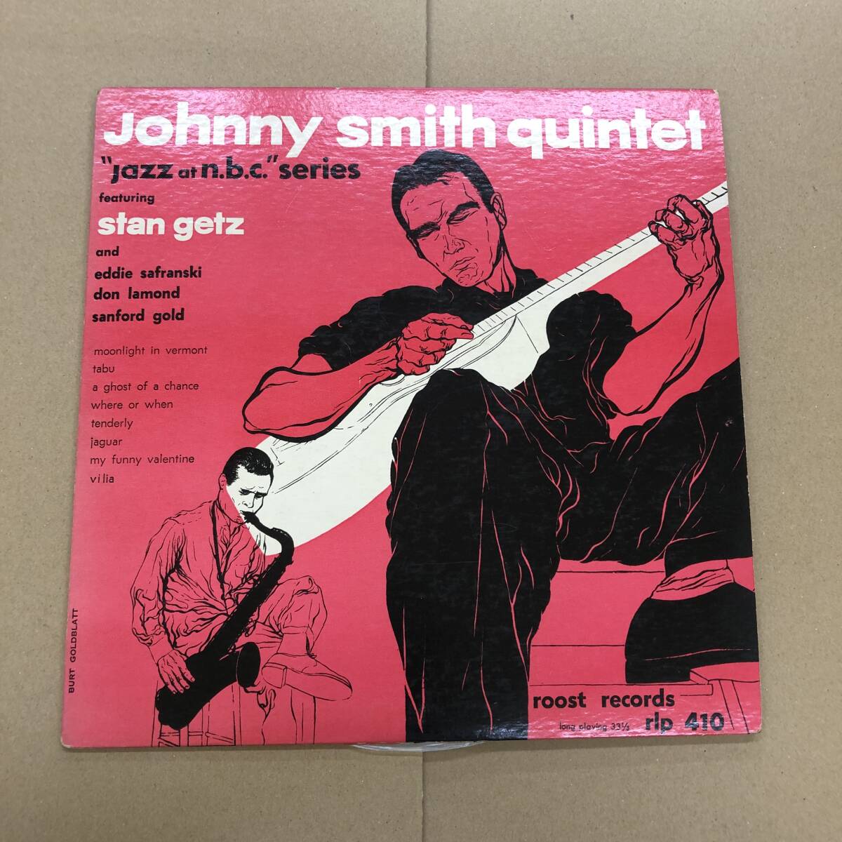 (10inch) Johnny Smith Quintet - Jazz At NBC【RLP410】アメリカ盤 Royal Roost DG Flat ジョニー・スミス - ヴァーモントの月_画像1