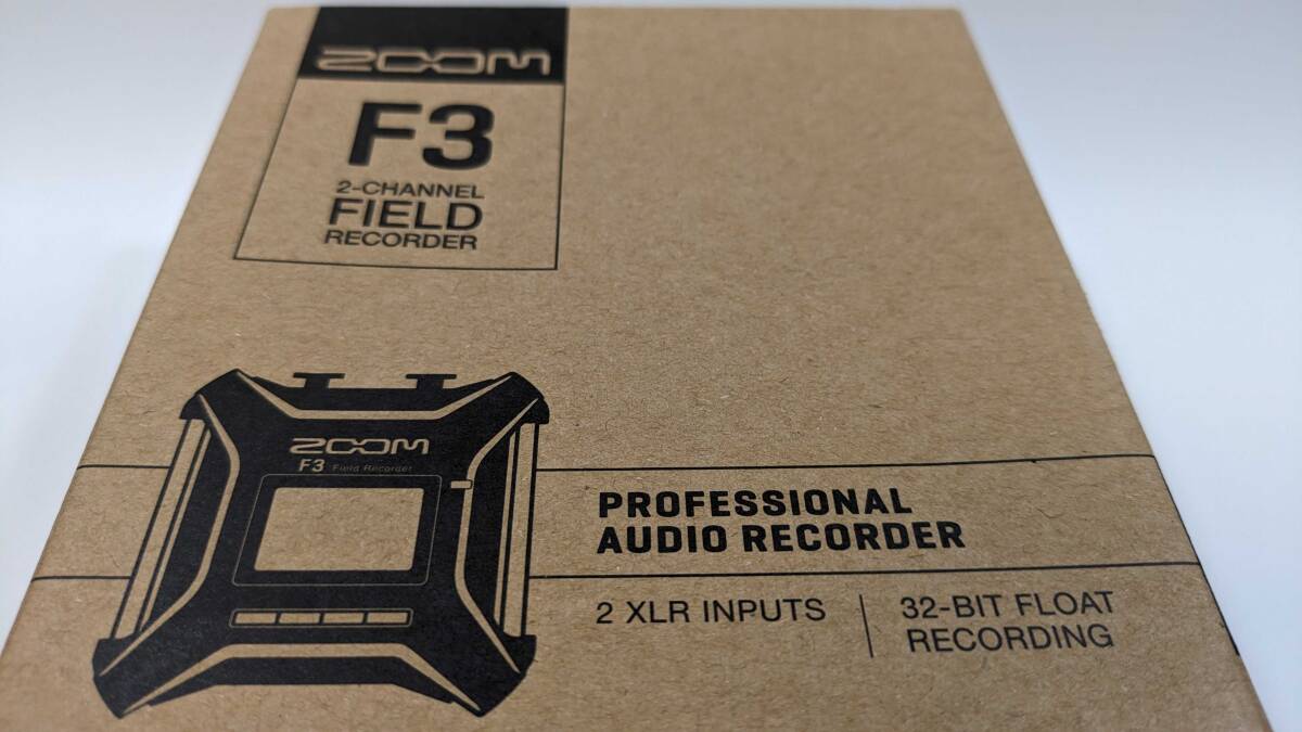 ZOOM F3★フィールドデジタルレコーダー★ゲイン調整不要で音割れなし★32-bitフロートレコーダーの画像5