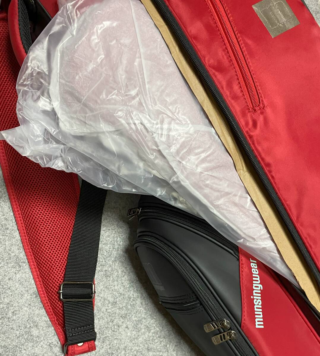 新品◇Munsingwear マンシングウェア◇ゴルフ キャディバッグ ENVOY メンズ 軽量 スタンド付き 8.5型 2.8kg 5分割 47インチ対応_画像10