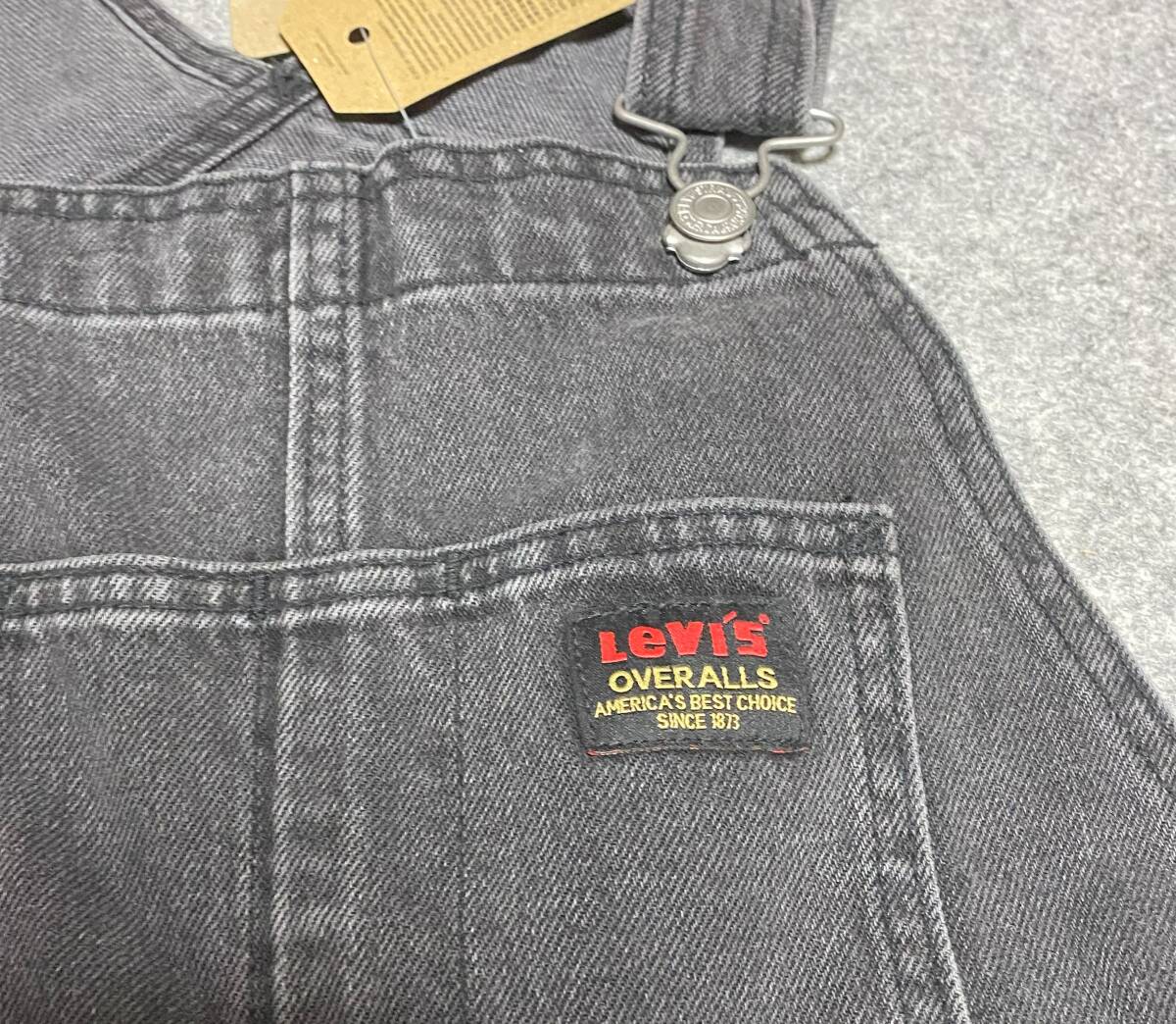 新品◇LEVIS リーバイス◇S(US)◇リラックス ストレート OVERALLS オーバーオール HEAVY METAL HEARTS の画像3