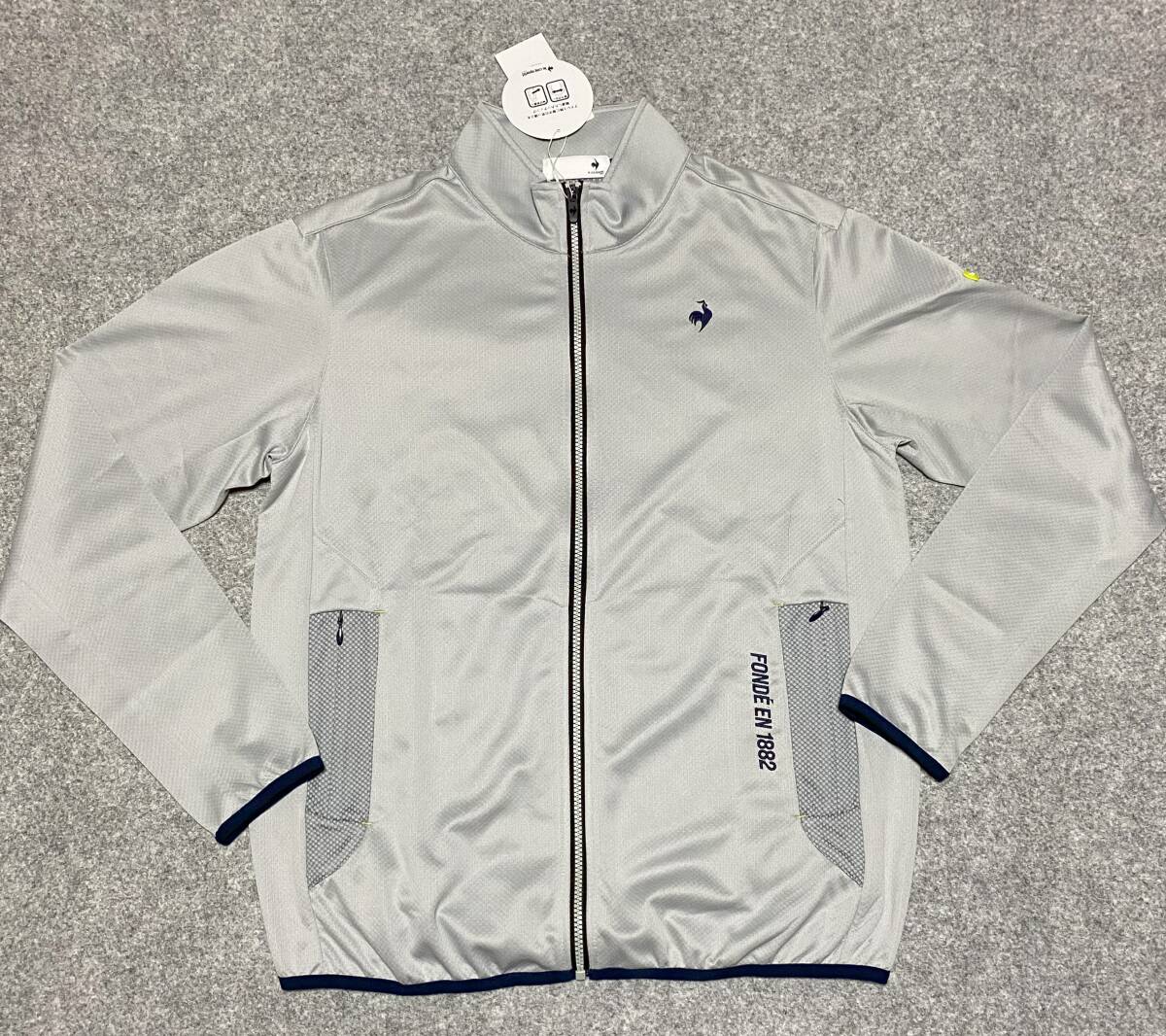 送料350円～◇新品◇le coq sportif GOLFルコックゴルフ◇LL◇はっ水/ストレッチ ゴルファーズボンディングジャケット 春夏◇定価14300円の画像1