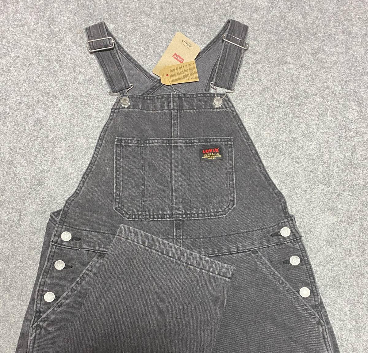 新品◇LEVIS リーバイス◇M(US)◇リラックス ストレート OVERALLS オーバーオール HEAVY METAL HEARTS の画像2