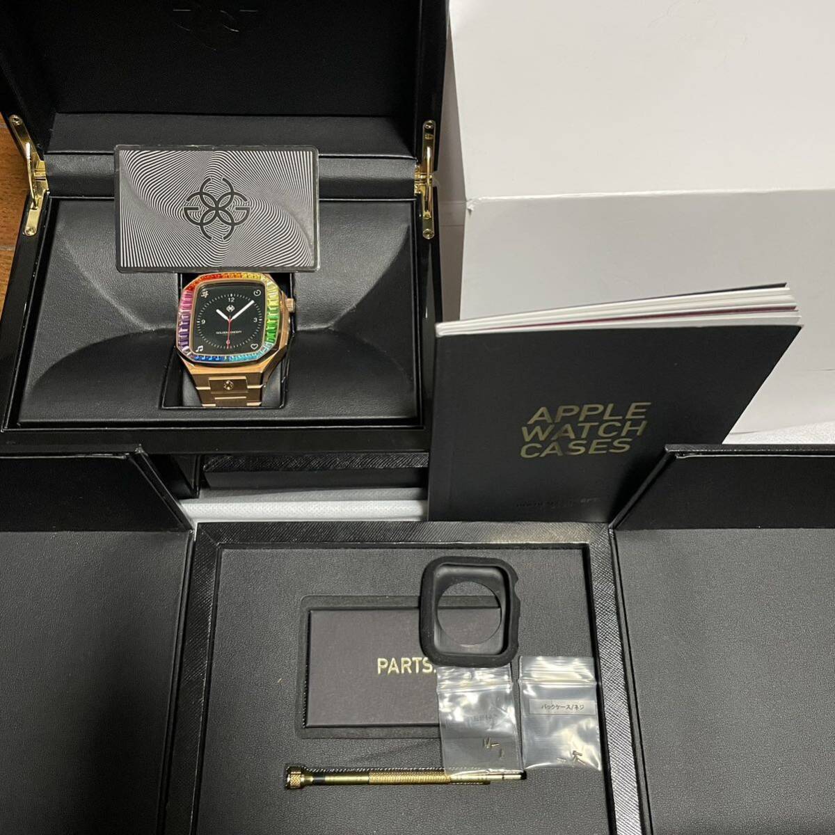 Apple Watch 44mm for case Golden concept EVD-44 Rainbow /RG used beautiful goods production end goods regular price ¥242,000