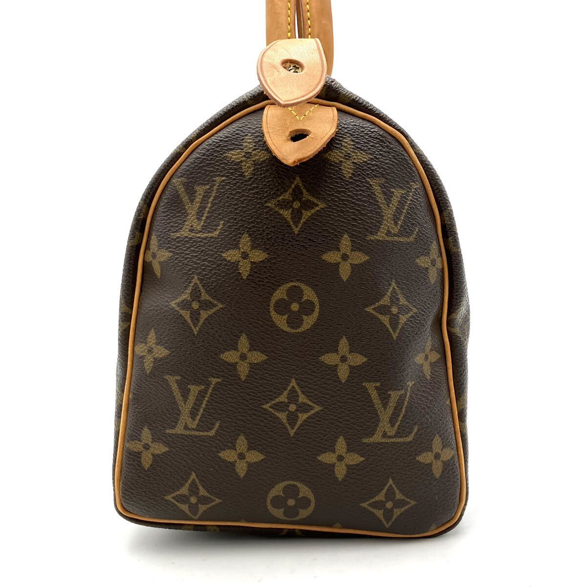 ★極美品★新品同様★LOUIS VUITTON ルイヴィトン モノグラム スピーディ25 ハンドバッグ ミニボストンバッグ ブラウン カデナ付き M41109