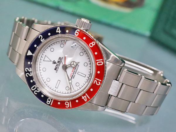 unused dead goods RXW UTC-MASTER NEW VINTAGE PEPSI automatic men's