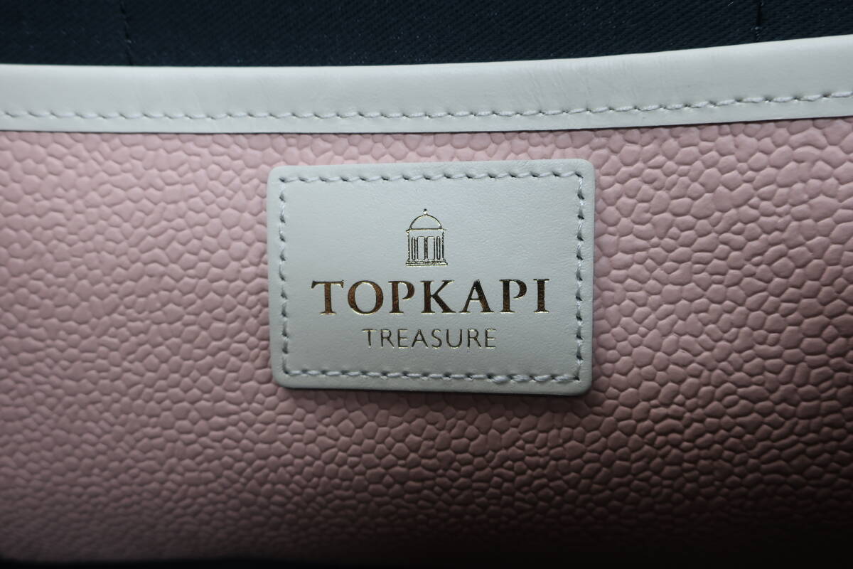 [ отправка 900 иен ] 714 TOPKAPItopkapi женский большая сумка розовый × оттенок бежевого внутри сторона перегородка . сумка есть ( брать вне возможно )