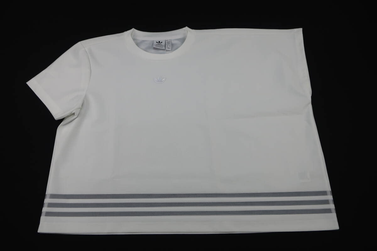 [ отправка 900 иен ] 781 adidas Adidas Originals женский дизайн cut and sewn asimeto Lee белый sia- линия S