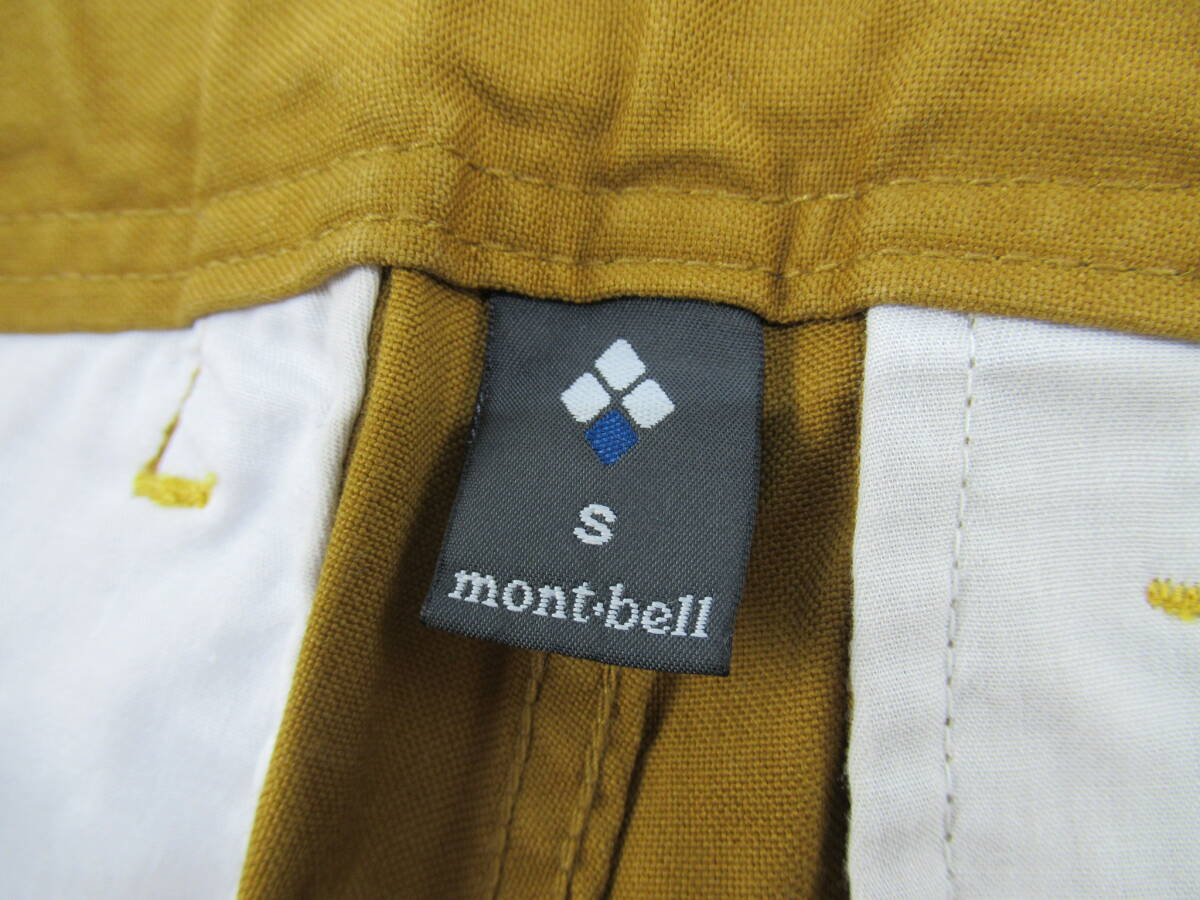 【送900円】 207 mont-bell モンベル メンズ アウトドアパンツ ベルト付き 茶系 S ストレッチ ジッパーフライ タウンユースにもの画像4