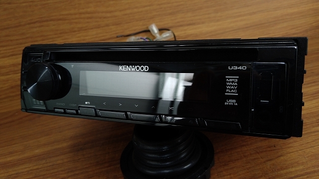 U340L 1DIN KENWOOD CDプレーヤー ラジオ USBの画像6