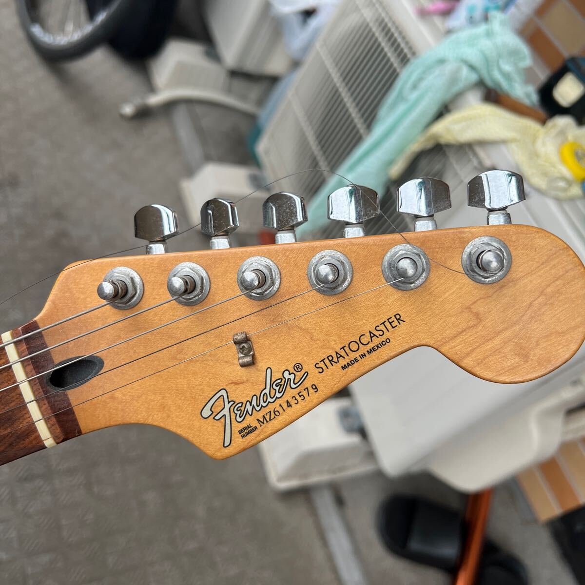 Fender Stratocaster フェンダー ストラトキャスター エレキギター made in mexico MZ6143579 現状品の画像5