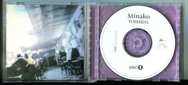 #5998 中古CD 2枚組 吉田美奈子 SUPER BEST OF Minako YOSHIDA ※ジャケット、歌詞カードにシミ汚れ有りの画像3