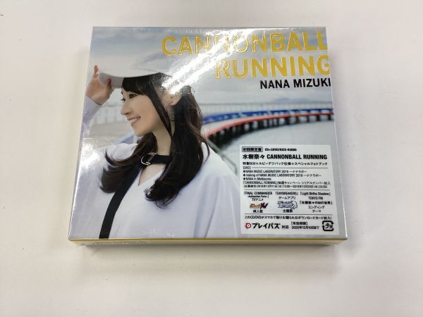 C9391 新品未開封 水樹奈々 / CANNONBALL RUNNING[DVD付初回限定盤] ※背表紙日焼け、フィルム一部破れ有 4988003554064_画像1