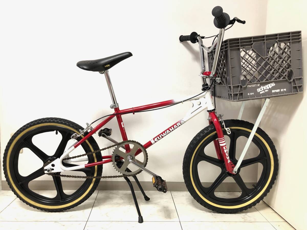 KUWAHARA E.T.公開30周年記念 OLD BMX 2012年 Skyway Tuff 2 スカイウェイ タフ rat trap ラットトラップペダル ミルククレート クワハラの画像9