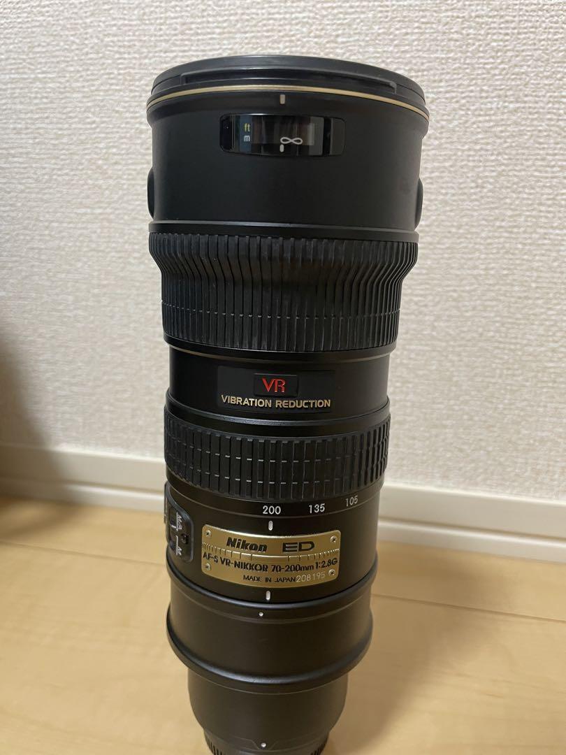 Nikon ニコン ED AF-S VR 70-200mm 2.8G 動作未確認 ジャンク ケース付き_画像2