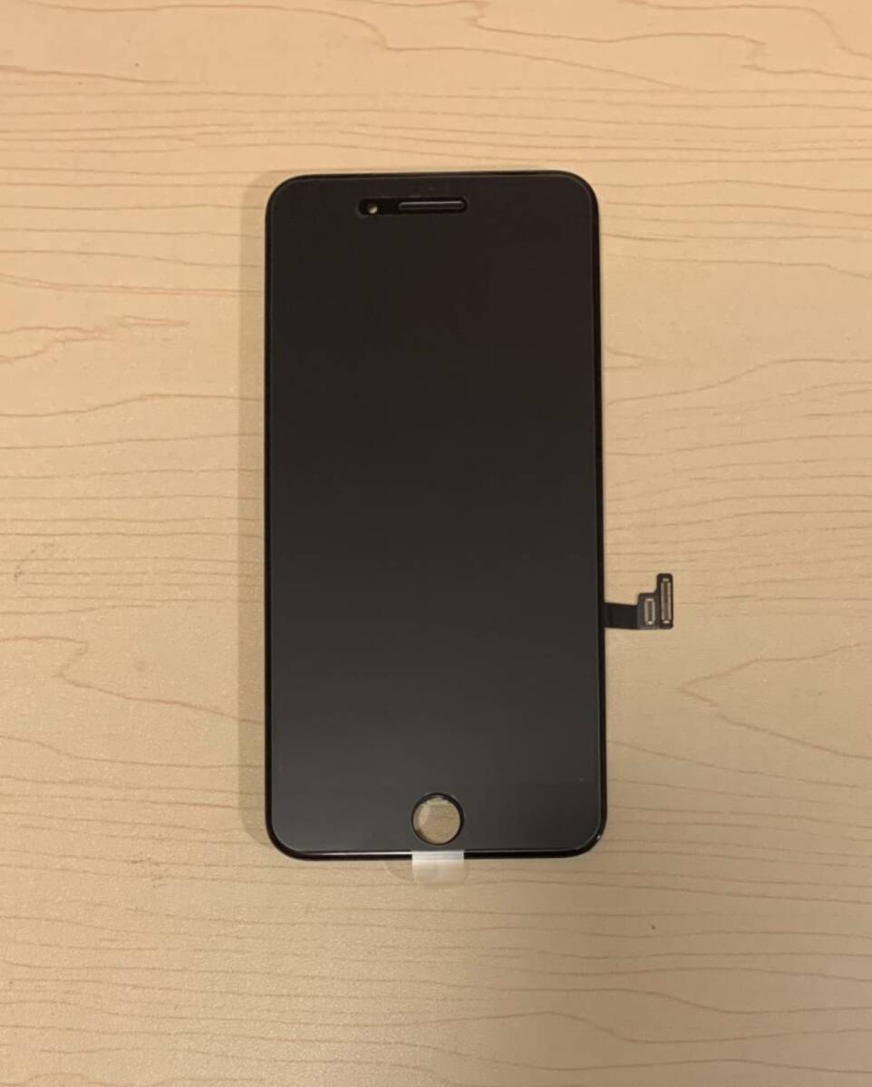 iPhone 8 plus 黒 未使用 純正再生品フロントパネル 画面 液晶 修理 交換 。防水シール付き の画像2