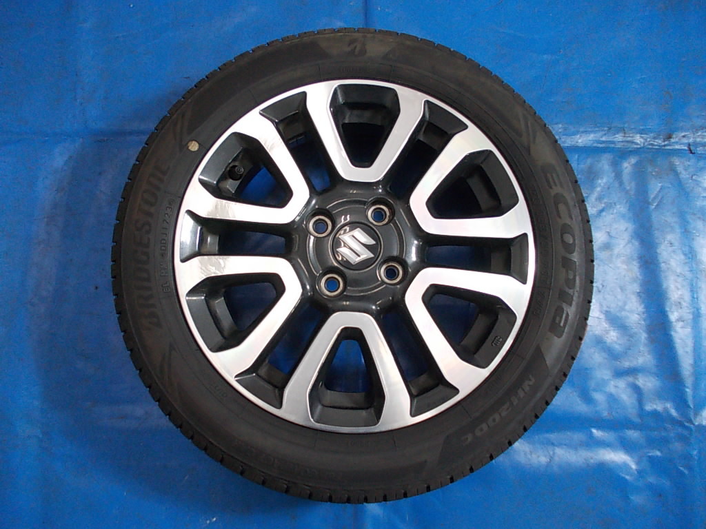 ★中古★MR41/MR31★ハスラー■165/60Ｒ15 77H■タイヤ、純正アルミホイール1本set③の画像1