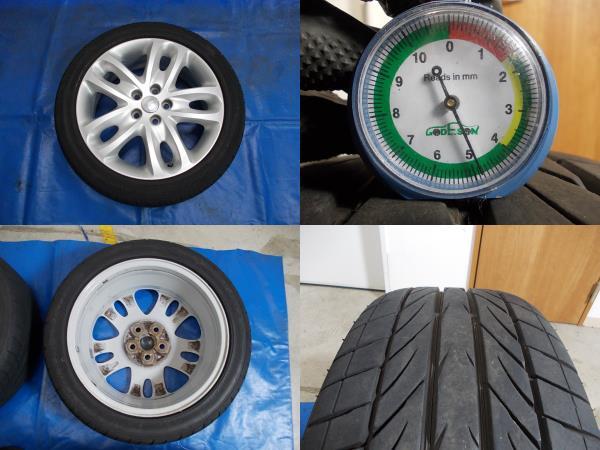 ★中古★ジャガー・X■Xタイプ■GH-J51XA■225/45Ｒ17 90W■タイヤ、純正アルミホイール4本set_画像6