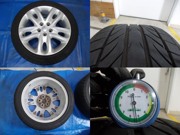 ★中古★ジャガー・X■Xタイプ■GH-J51XA■225/45Ｒ17 90W■タイヤ、純正アルミホイール4本set_画像7