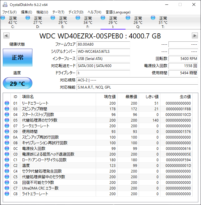[4TB|USB3.0 подключение ]IO DATA установленный снаружи HDD HDC-LA